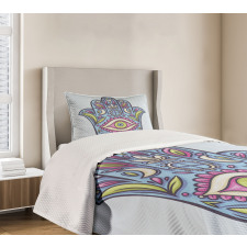 Spring Bloom Style Doodle Bedspread Set