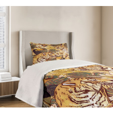 Tropical Bengal Toucan Bedspread Set