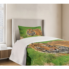 Sumatran Feline Ambush Bedspread Set