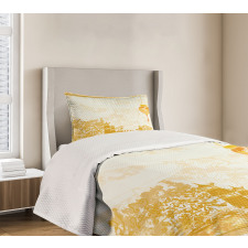 Japanese Buildings Bedspread Set