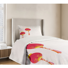 China New Year Bedspread Set