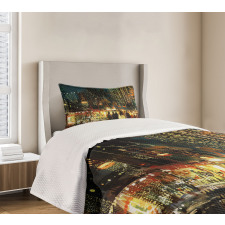 City Street Colorful Art Bedspread Set