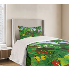 Lively Forest Trees Bedspread Set