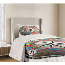 Flags of Globe Unity Bedspread Set