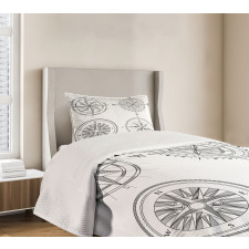 Seafaring Monochrome Bedspread Set