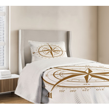 Brown Detailed Bedspread Set