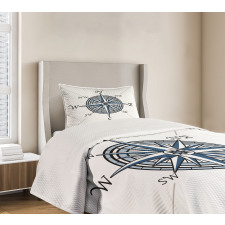 Sea Color Marine Design Bedspread Set