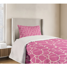 Abstract Giraffe Skin Bedspread Set