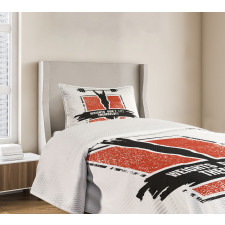 Bodybuilder Barbell Bedspread Set