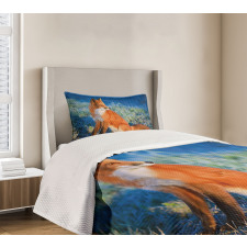 Serene Cold Autumn Field Bedspread Set