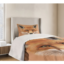 Fluffy Face Forest Bedspread Set