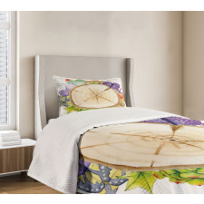 Tree Trunk Cactus Plants Bedspread Set