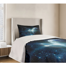 Mysterious Outer Space Bedspread Set