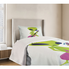 Music Monster Bedspread Set