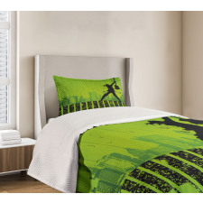 Music in the City Bedspread Set