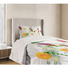 Daisy Field Spring Bedspread Set