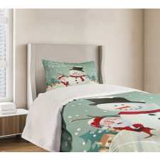 Xmas Winter Theme Bedspread Set