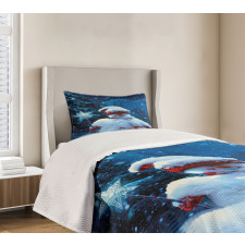 Snowman Magic Wand Bedspread Set