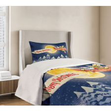 Santa Claus Airline Bedspread Set