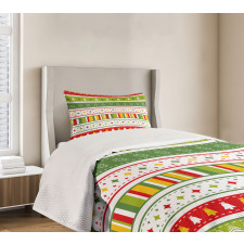 Traditional Borders Bedspread Set