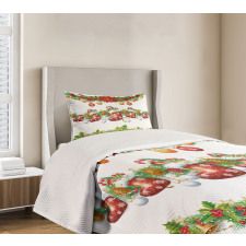 Flowers Socks and Bells Bedspread Set