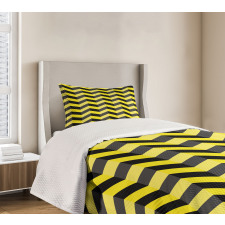 Warning Sign Bedspread Set