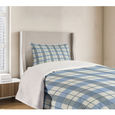 Scottish Tartan Plaid Bedspread Set