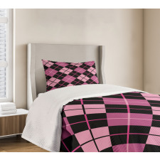 Geometric Feminine Bedspread Set