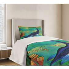 Sea Creature Bedspread Set