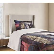 Finding Empty Tomb Motif Bedspread Set