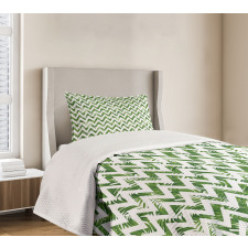 Chevron Motif Bedspread Set