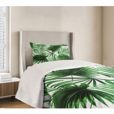 Vivid Leaves Growth Bedspread Set