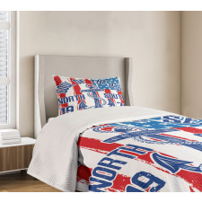 Vintage Anchor Design Bedspread Set