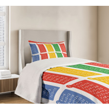 Colorful Classroom Bedspread Set