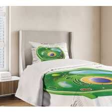 Cell Biology Plant Bedspread Set