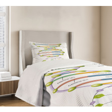 Genetic Code Fun Bedspread Set