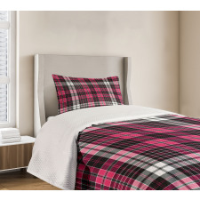 Geometric Old Tartan Bedspread Set