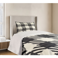 Sketchy Diagonal Stripes Bedspread Set