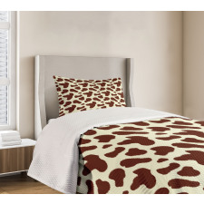 Cattle Skin with Spot Bedspread Set