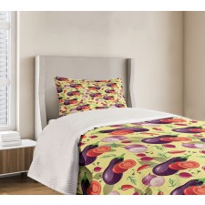 Organic Tasty Eating Bedspread Set