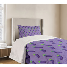 Vegan Food Healthy Bedspread Set