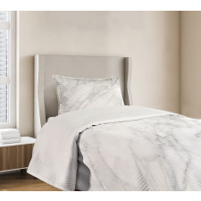 Stained Monochrome Floor Bedspread Set