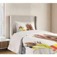 Hairstyle Puppy Bedspread Set