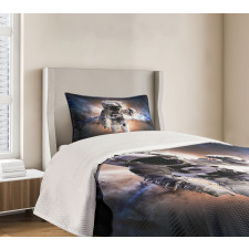 Floating in Space Bedspread Set