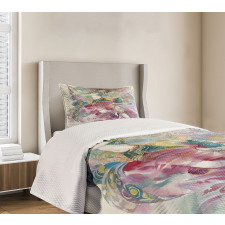 Oriental Dancer Girl Bedspread Set