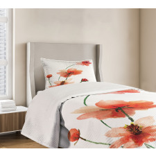 Colorful Wildflowers Bedspread Set