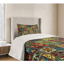 Leaves and Hearts Bedspread Set