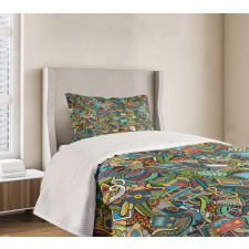 Social MediDevices Bedspread Set