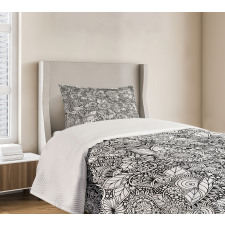 Floral Simple Nature Bedspread Set