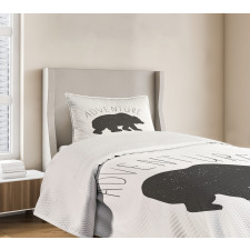 Wild Bear Nature Love Bedspread Set
